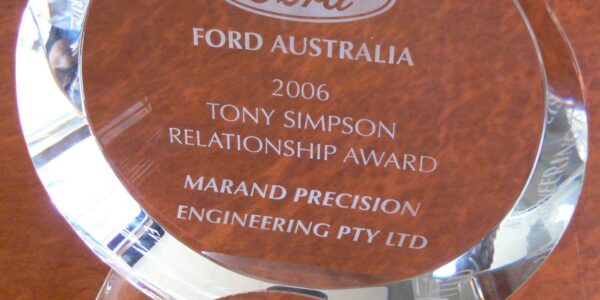 Marand wins Ford Australia’s 2006 Tony Simpson Relationship Award